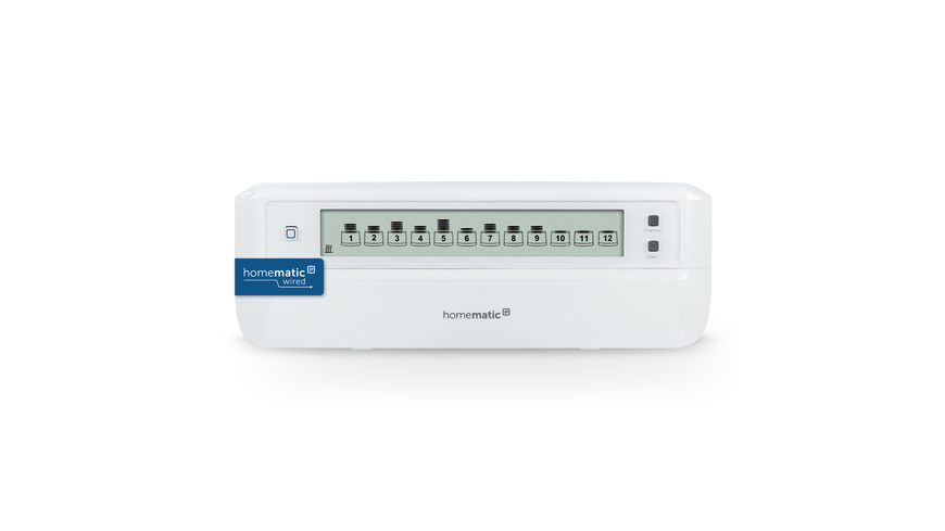 Homematic IP Wired Smart Home Fußbodenheizungscontroller - 12-fach, motorisch, HmIPW-FALMOT-C12