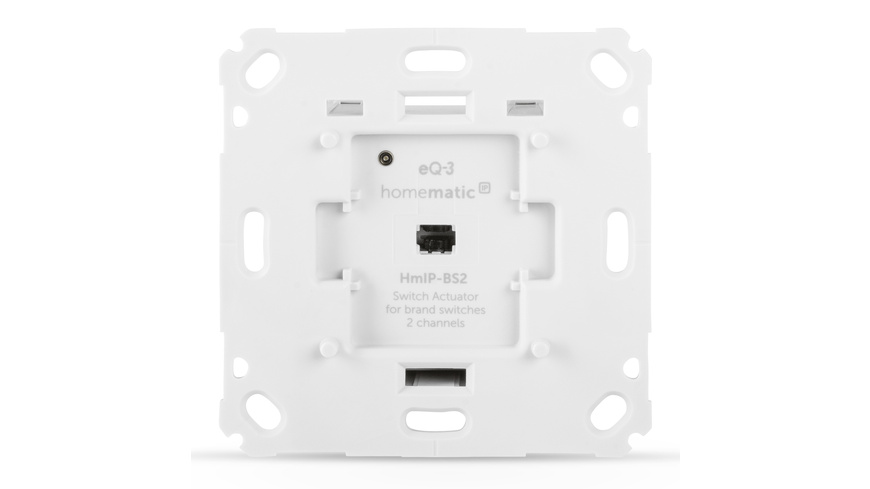 Homematic IP Smart Home Schaltaktor für Markenschalter – 2-fach, HmIP-BS2