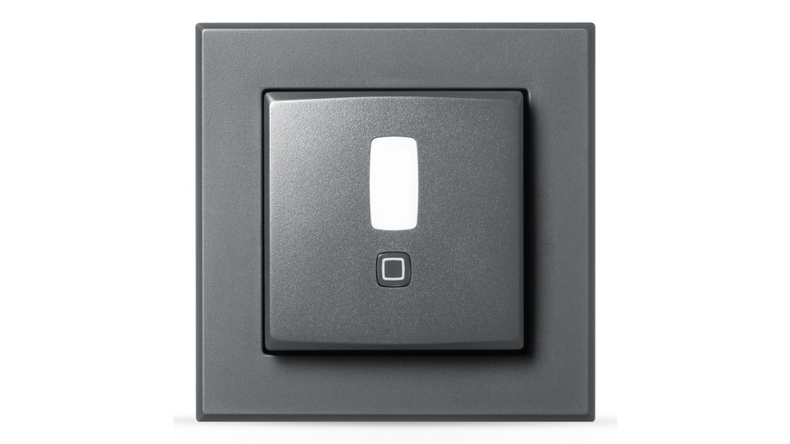 Homematic IP Smart Home Bewegungsmelder für 55er Rahmen – innen, anthrazit, HmIP-SMI55-A