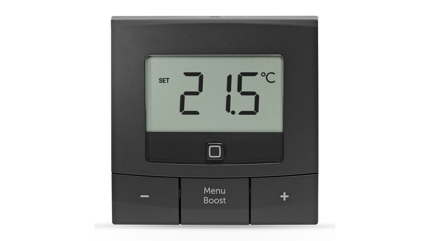 Homematic IP Smart Home Wandthermostat – basic, anthrazit, HmIP-WTH-B-A