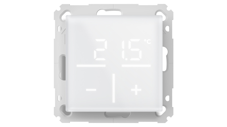 Homematic IP Smart Home Glas-Wandthermostat, weiß, HmIP-WGT