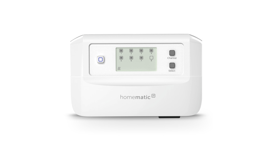 Homematic IP Smart Home Fußbodenheizungscontroller – 8 Kanäle, motorisch, HmIP-FALMOT-C8
