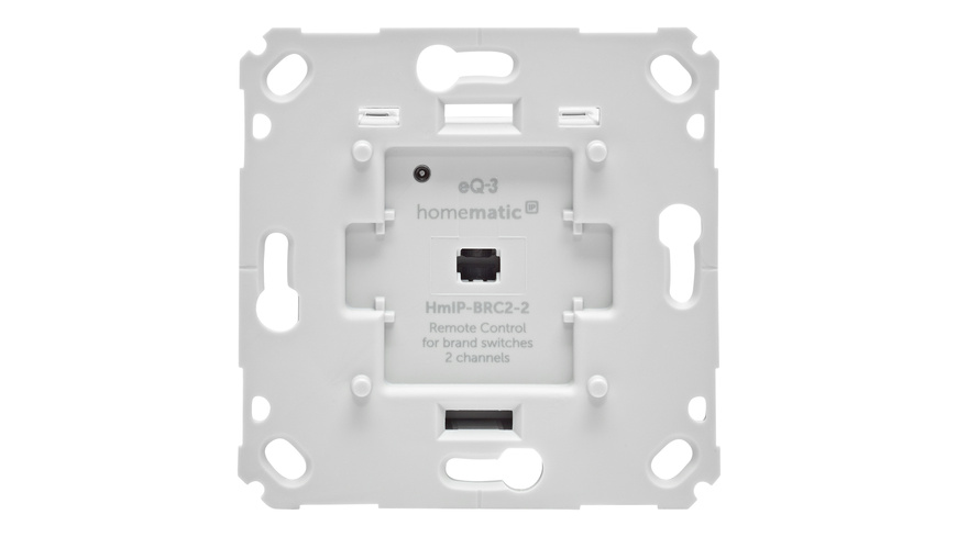 Homematic IP Smart Home Wandtaster– 2-fach, HmIP-BRC2-2