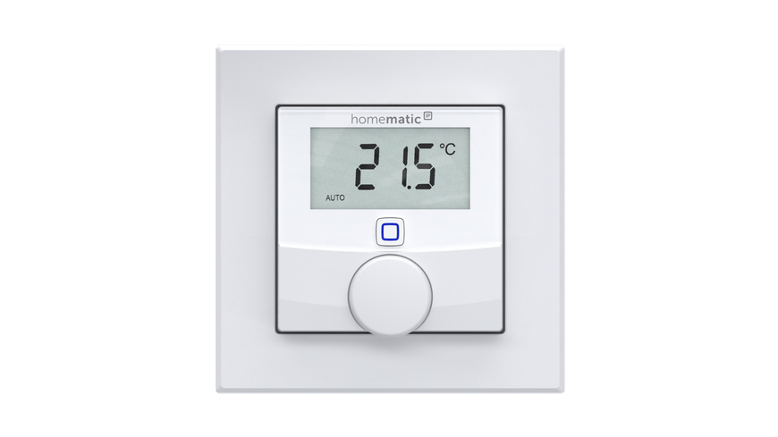 Homematic IP Smart Home Wandthermostat mit Luftfeuchtigkeitssensor, HmIP-WTH-3