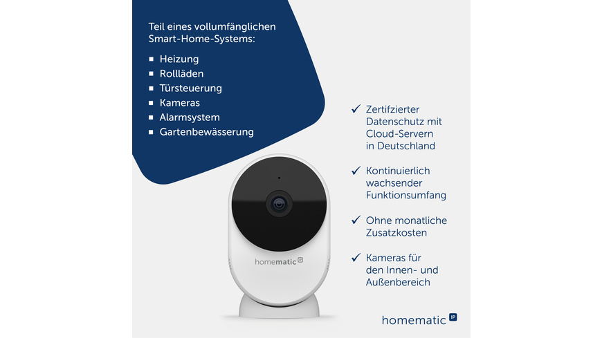 Homematic IP Smart Home Innenkamera – basic, HmIP-CI-B - Produktbild 2