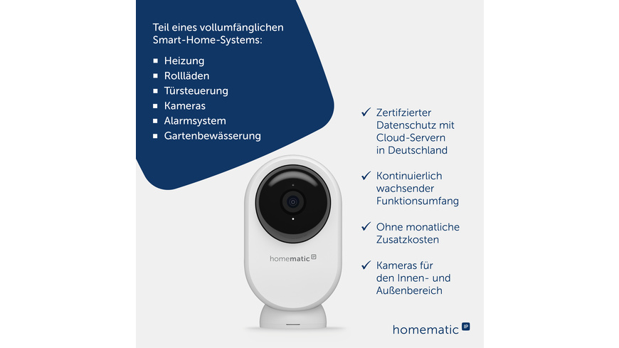 Homematic IP Smart Home Innenkamera – plus, HmIP-CI-PL - Produktbild 2