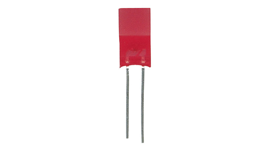 LED Quadratisch 5 x 5 mm Rot