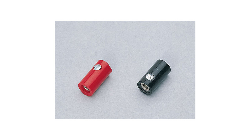 Rot+Schwarz günstig Kaufen-Miniaturkupplung, Schwarz, 2,6 mm. Miniaturkupplung, Schwarz, 2,6 mm <![CDATA[Für 2,6-mm-Stecker (z. B. Modelleisenbahn,Spielzeug),Schraubanschluss für Leiterquerschnitt bis 1,5 mm2.]]>. 