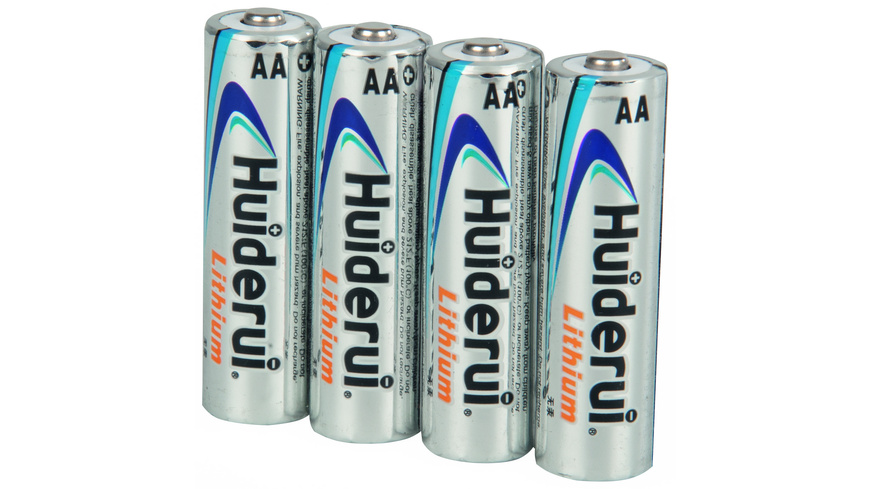 Huiderui Lithium Batterie Mignon AA, 4er-Pack