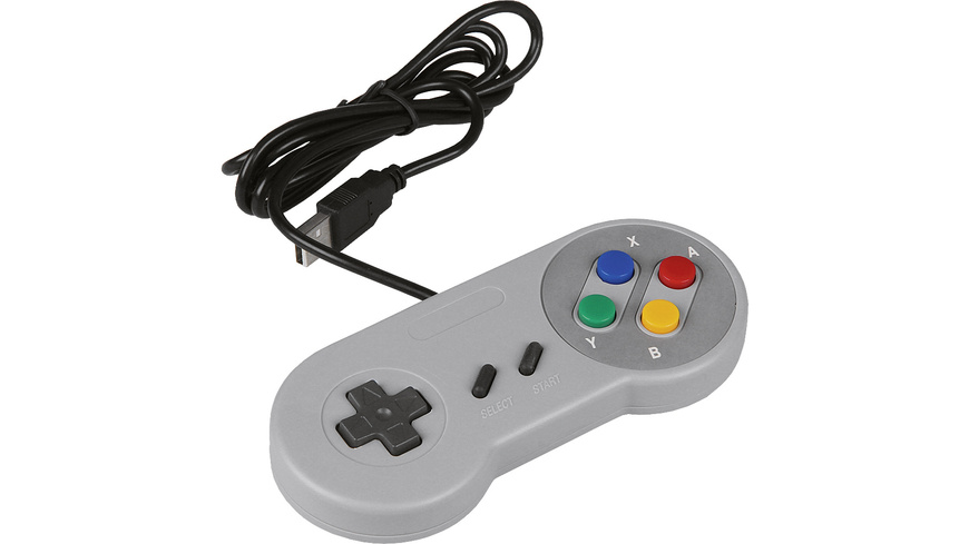 Joy-IT USB-Gamepad im SNES Design