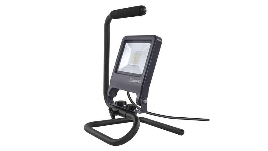 LEDVANCE 50-W-LED-Arbeitsleuchte Worklight S-STAND, 4500 lm, 4000 K, schwarz, IP65