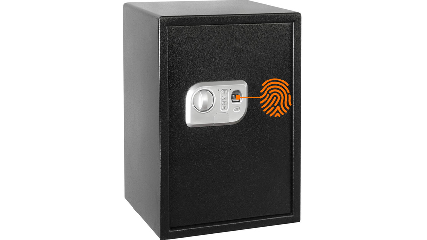 Megasat Fingerprint-Sicherheitstresor ST-50 FP, 42,5 l Volumen, mit Code-Eingabe und Notschlüssel