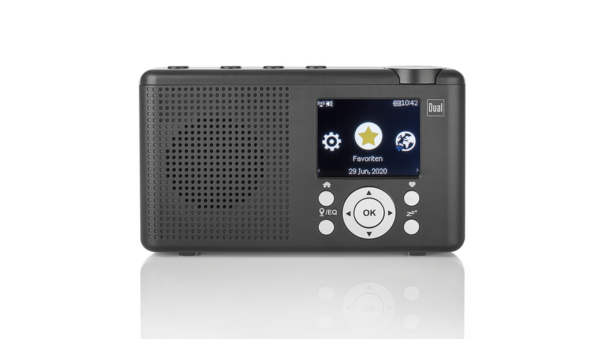 Dual Portables Hybrid-Digitalradio MCR 200, DAB+/UKW/Internetradio, Bluetooth, integrierter Akku