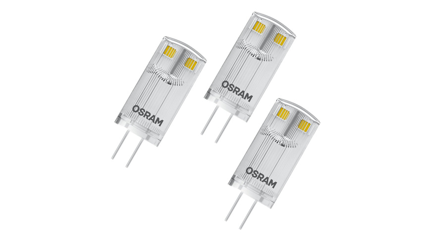 OSRAM 3er-Set 1,8-W-LED-Lampe T13, G4, 200 lm, warmweiß, 12 V