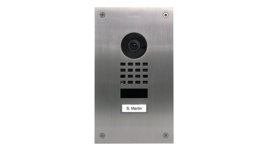 Doorbird LAN-IP-Türsprechanlage D1101UV, Unterputz (Upgrade für vorhandene D201 / D202)