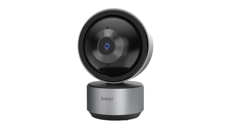 Arenti WLAN-Indoor-Überwachungskamera DOME1, 2K-Auflösung, App, Amazon Alexa, schwenk-/neigbar