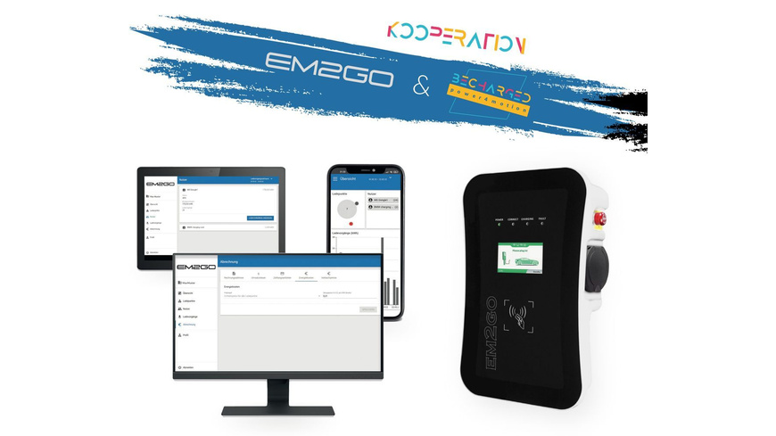 Becharged Backend Lizenz für Wallboxen mit OCPP Interface inkl. Em2Go RFID-Karte (Online)