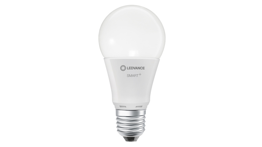 LEDVANCE SMART+ WiFi 9,5-W-LED-Lampe A75, E27, 1055 lm, Tunable White, dimmbar, Alexa, App