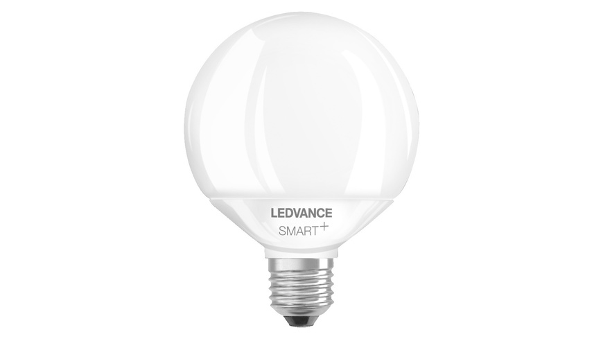 LED dimmbar günstig Kaufen-LEDVANCE SMART+ WiFi 14-W-LED-Lampe G95, E27, 1521 lm, RGB, 2700-6500 K, dimmbar, Alexa, App. LEDVANCE SMART+ WiFi 14-W-LED-Lampe G95, E27, 1521 lm, RGB, 2700-6500 K, dimmbar, Alexa, App <![CDATA[Einfach Energie sparen mit smarter LED-Technik - dank WiFi 