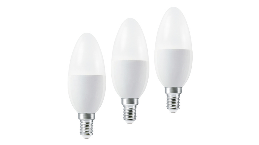 LED dimmbar günstig Kaufen-LEDVANCE 3er-Set SMART+ WiFi 4,9-W-LED-Lampe B40, E14, 470 lm, Tunable White, dimmbar, Alexa, App. LEDVANCE 3er-Set SMART+ WiFi 4,9-W-LED-Lampe B40, E14, 470 lm, Tunable White, dimmbar, Alexa, App <![CDATA[Einfach Energie sparen mit smarter LED-Technik - 