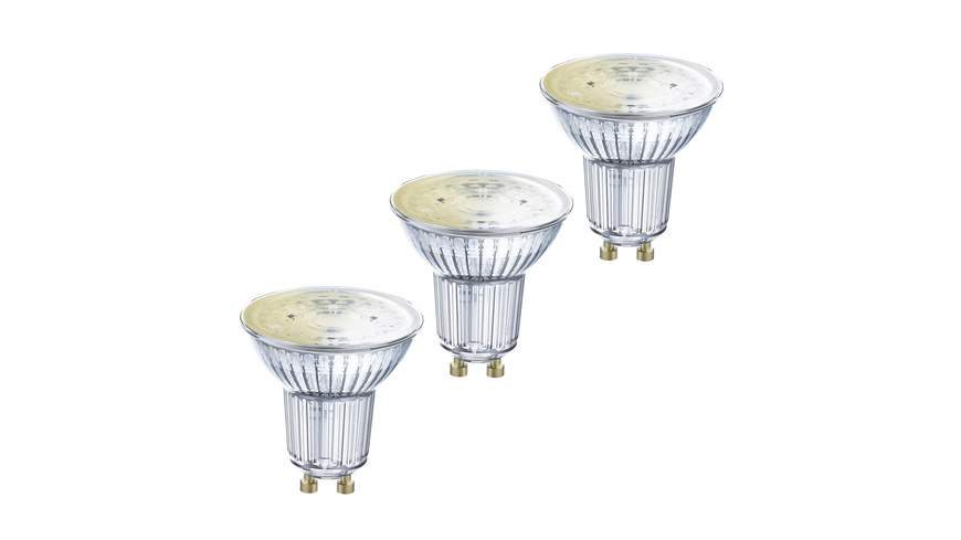 270 L günstig Kaufen-LEDVANCE 3er-Set SMART+ WiFi 4,9-W-LED-Lampe PAR16, GU10, 350 lm, warmweiß, 2700 K, dimmbar, App. LEDVANCE 3er-Set SMART+ WiFi 4,9-W-LED-Lampe PAR16, GU10, 350 lm, warmweiß, 2700 K, dimmbar, App <![CDATA[Einfach Energie sparen mit smarter LED-Te