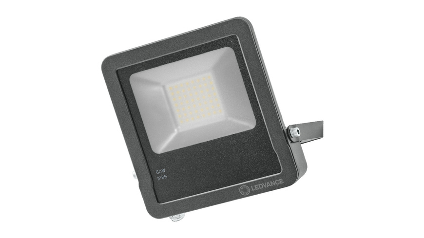 LEDVANCE SMART+ WiFi 50-W-LED-Flutlichtstrahler FLOOD, Aluminium, 4250 lm, warmweiß, App, IP65