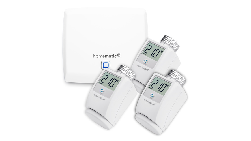 Homematic IP Smart Home Set mit Access Point und 3x Heizkörperthermostat