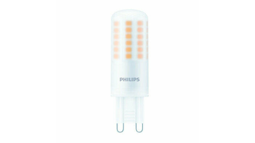 270 L günstig Kaufen-Philips 4,8-W-G9-LED-Lampe CorePro LEDcapsule, Stiftsockellampe, 570 lm, warmweiß, 2700 K. Philips 4,8-W-G9-LED-Lampe CorePro LEDcapsule, Stiftsockellampe, 570 lm, warmweiß, 2700 K <![CDATA[Energiesparende G9-LED-Lampe als Ersatz für 60-W-Halog