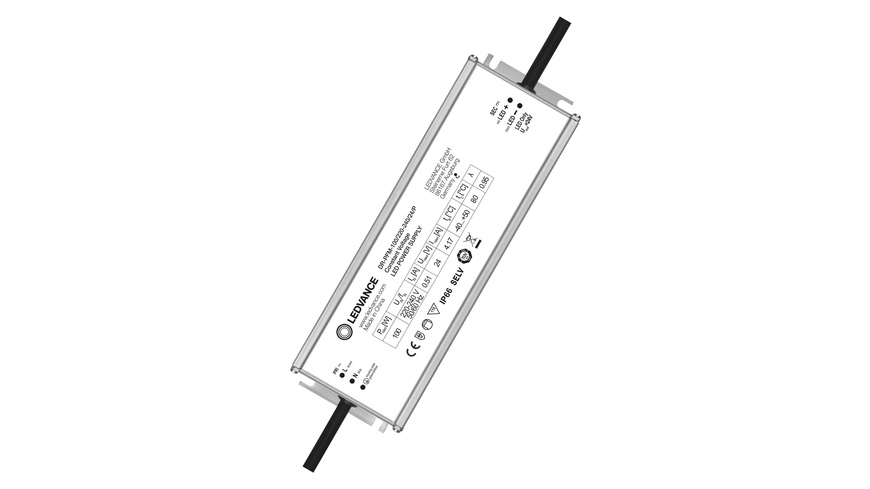 LEDVANCE LED-Netzteil / LED-Trafo DR-PFM-100, 100 W, 24 V DC, 4,17 A, Konstantspannung, IP66