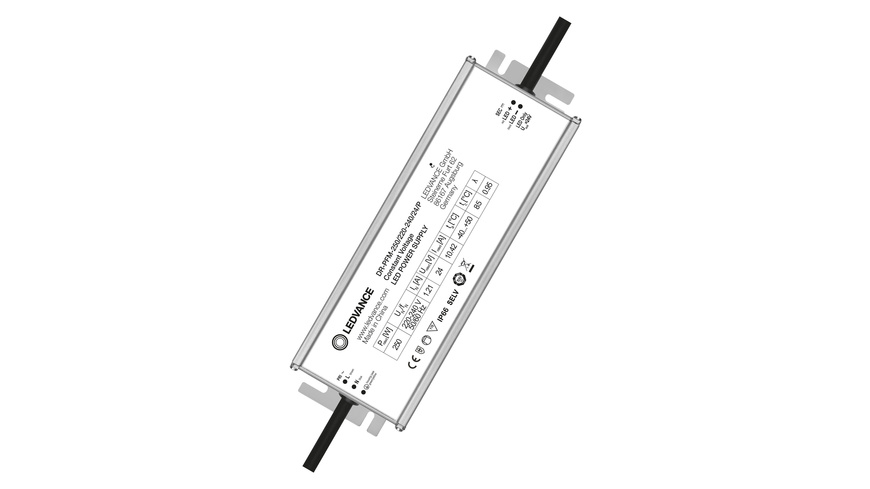 LEDVANCE LED-Netzteil / LED-Trafo DR-PFM-250, 250 W, 24 V DC, 10,42 A, Konstantspannung, IP66