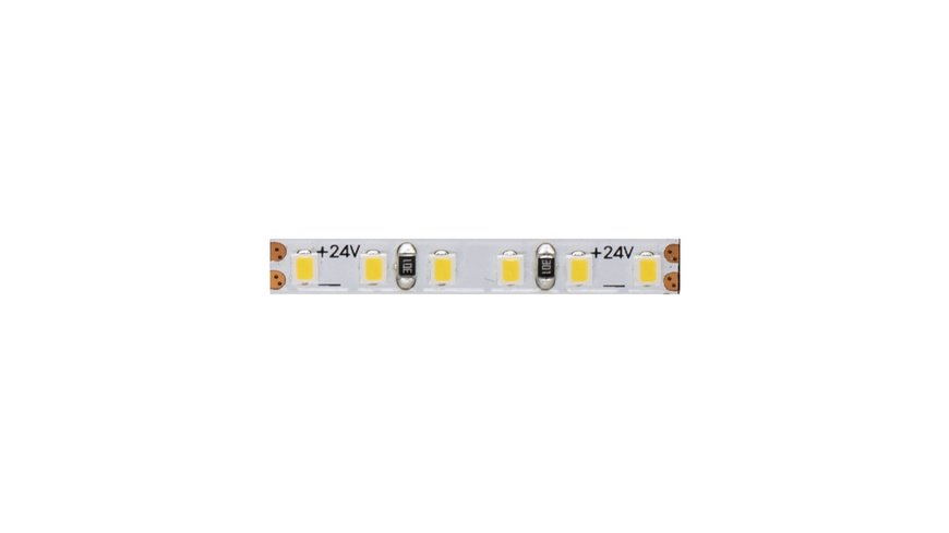 Beneito 5-m-LED-Streifen FINE-49, 50 W, 24 V DC, 3000 K, 90 Ra, 10 W/m, 740 lm/m, 204 LEDs/m, IP20