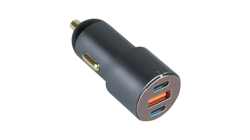 Fontastic Kfz-USB-Adapter Moc60, 12/24 V, Fast Charge, Power Delivery, max. 60 W