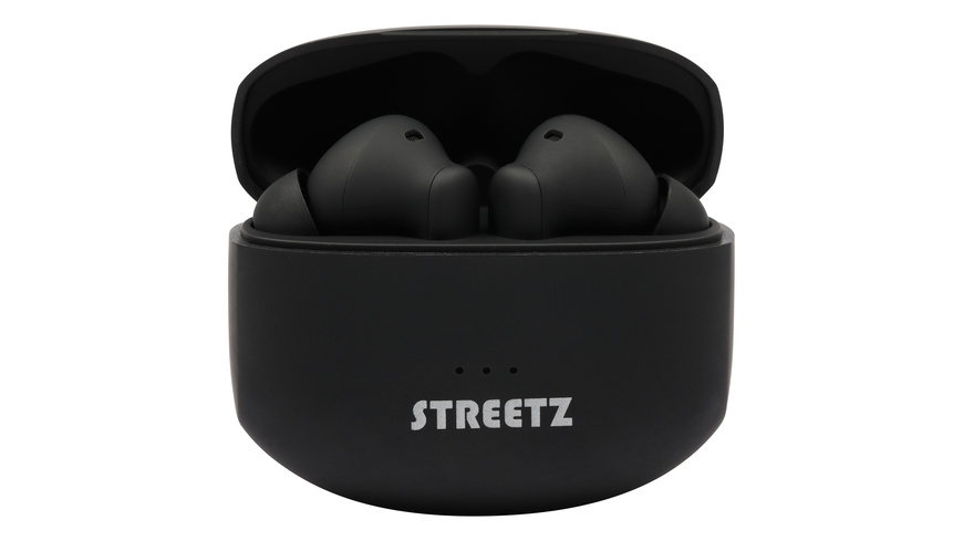 STREETZ TWS-Kopfhörer T500, ANC-Funktion, integriertes Mikrofon, BT 5.1, IPX5