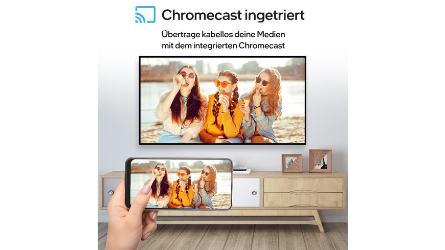 Orbsmart Android-TV-Stick Dcolor GD1, Android 11, 4K-Streaming, HDR, Sprachsteue