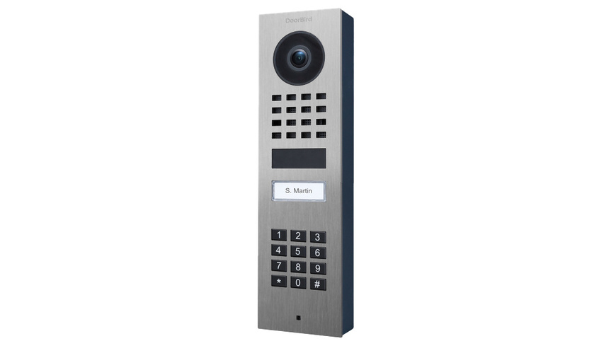 Edelstahl Key günstig Kaufen-DoorBird WLAN-IP-Video-Keypad-Türstation D1101KV Edelstahl V4A, Aufputz. DoorBird WLAN-IP-Video-Keypad-Türstation D1101KV Edelstahl V4A, Aufputz <![CDATA[Wer klingelt gerade an der Haustür? Mit der Doorbird IP Video-Türstation bekommen Sie es 