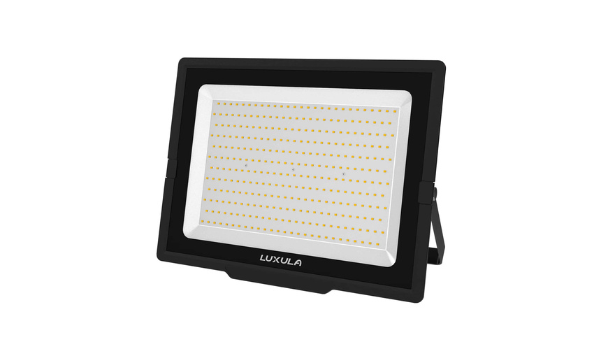 LUXULA 300-W-LED-Flutlichtstrahler, 30000 lm, 100 lm/W, 3000 K, warmweiß, IP65