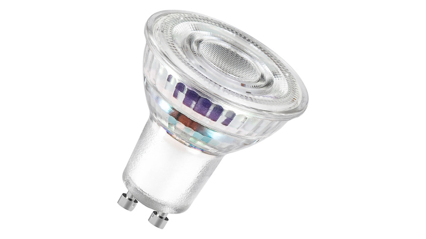 OSRAM Hocheffiziente 2-W-LED-Reflektorlampe SUPERSTAR+, GU10, 360 lm, 36 °, 2700 K, 180 lm/W, EEK A