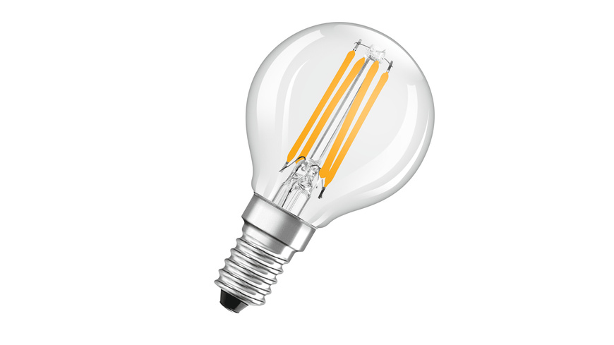270 L günstig Kaufen-OSRAM Hocheffiziente 2,5-W-LED-Lampe STAR E14, 470 lm, 2700 K, 188 lm/W, FIL, EEK B. OSRAM Hocheffiziente 2,5-W-LED-Lampe STAR E14, 470 lm, 2700 K, 188 lm/W, FIL, EEK B <![CDATA[Besonders effiziente LED-Lampe mit 188 Lumen pro Watt, damit entspricht das L