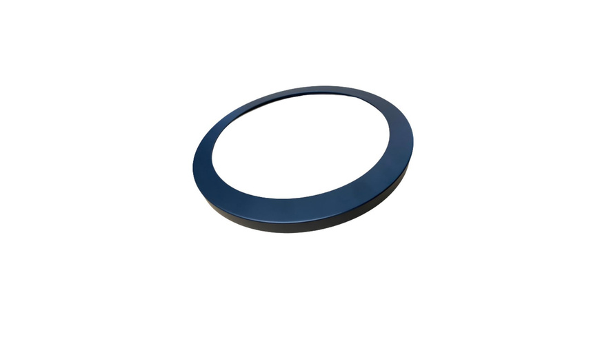 ENOVALITE Metallring für 24-W-LED-Ein-/Aufbaustrahler, schwarz