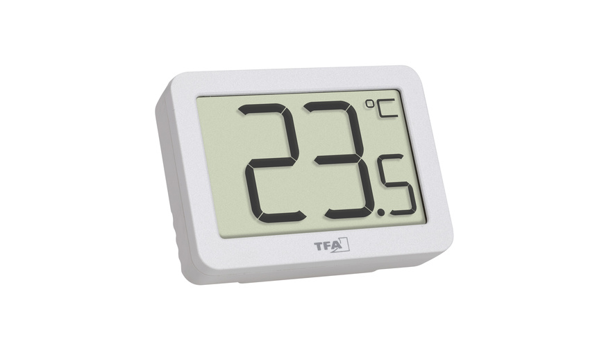 The tales günstig Kaufen-TFA Digitales Thermometer für Raumtemperatur-Erfassung, Magnetmontage, kompakt, weiß. TFA Digitales Thermometer für Raumtemperatur-Erfassung, Magnetmontage, kompakt, weiß <![CDATA[Dieses handliche Thermometer von TFA eignet sich gut zu