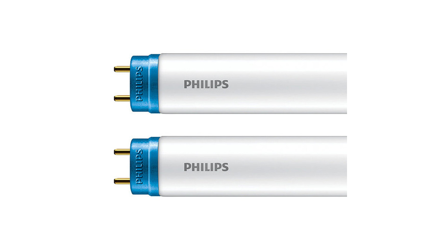 Philips 2er-Set 15,5-W-T8-LED-Röhrenlampe CorePro LEDtube, 1800 lm, kaltweiß, KVG/VVG, 120 cm