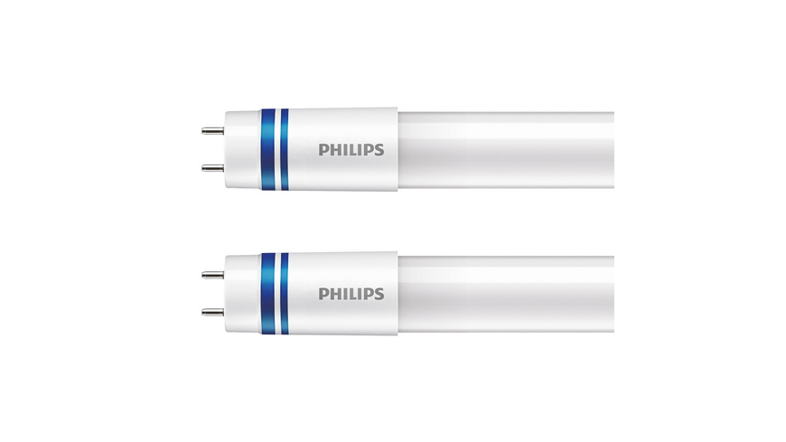 Philips 2er-Set 24-W-T8-LED-Röhrenlampe LEDtube UO InstatFit, 3700 lm, kaltweiß, EVG, 150 cm