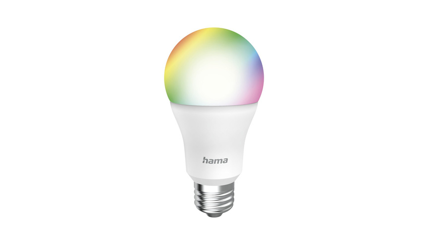 Hama Smarte Home LED-Leuchtmittel, E27, RGBW, dimmbar, WLAN, Matter