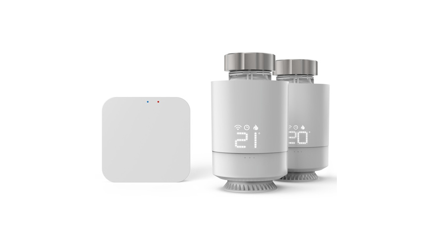 Hama Smart Home Heizungssteuerung-Set (2x Heiztkörperthermostat, 1x Bridge), WLAN