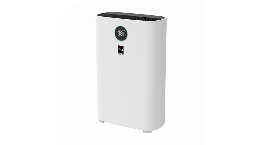 Die BOLD HEALTH Smart-Home-Luftreiniger SANDER, 23 W, 20-31 m², Lautstärke 20-58 dB (A), CADR: 260 m³/h, WLAN