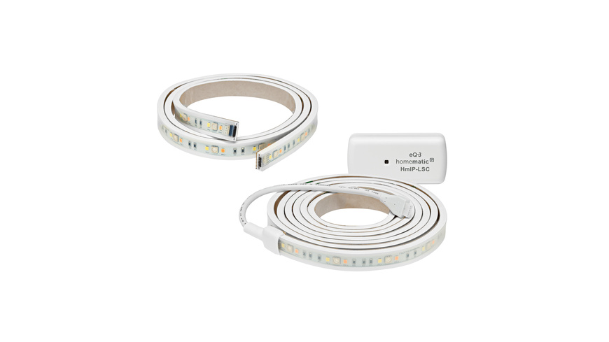 Homematic IP Smart Home Set Licht, Lightstrip, 3 m (2 + 1 m)