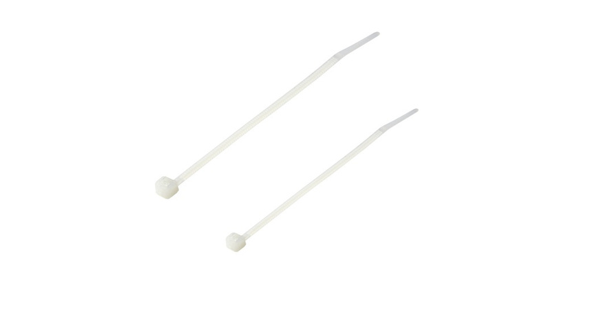 REV Ritter Kabelbinder, Kunststoff, 300 x 4,8 mm, 100 Stück, Weiß