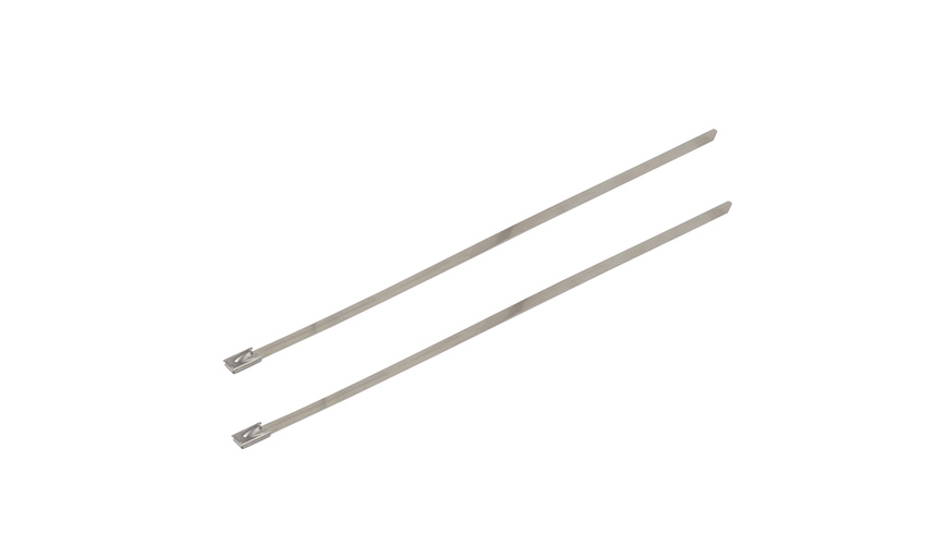 REV Ritter Kabelbinder, Edelstahl, 200 x 4,4 mm, 10 Stück