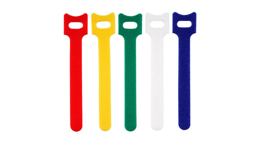REV Ritter Klettband, 125 x12mm, 5 Stück, verschiedene Farben