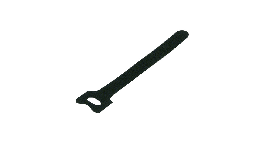 REV Ritter Klettband, 125 x12mm, 5 Stück, Schwarz